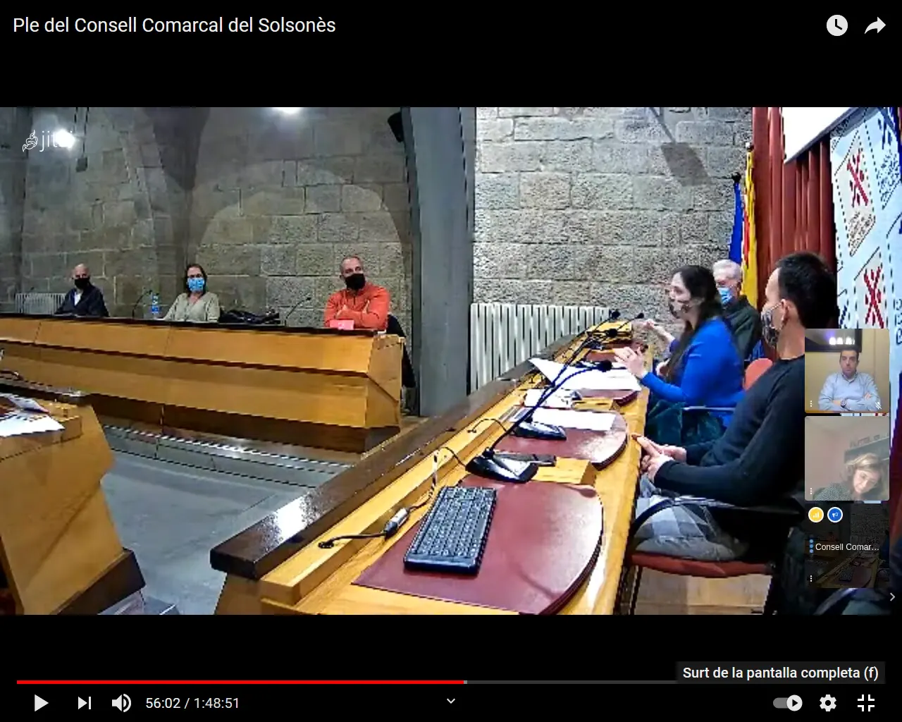 La presidenta del Consell Comarcal afirma que no pot revelar si el gerent s'ha vacunat argumentant que és una dada protegida