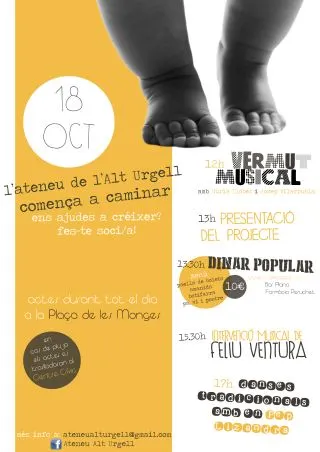 L'Ateneu de l'Alt Urgell es presentarà el 18 d'octubre