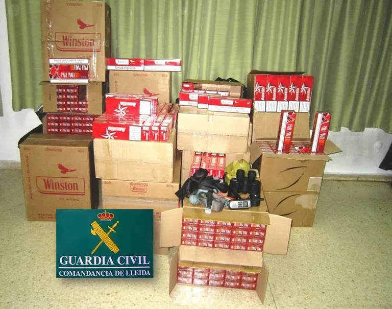 Intervinguts 52.520 paquets de tabac a Prullans