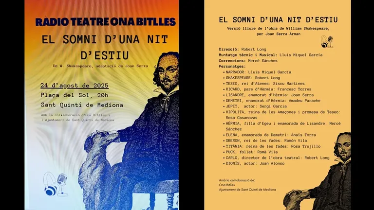 EL SOMNI D' UNA NIT D' ESTIU - RADIO TEATRE ONA BITLLES