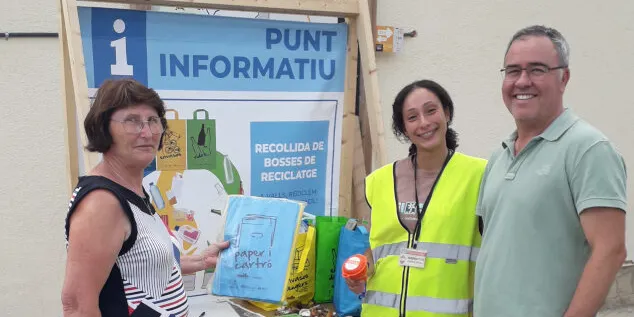 Continua la campanya informativa sobre la recollida selectiva de residus a Valls