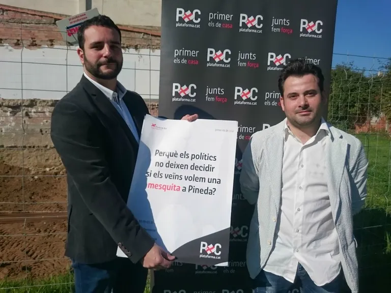 PxC defensen la "llibertat d'expressió" i es tornen a posicionar contra la construcció de la mesquita a Can Bel