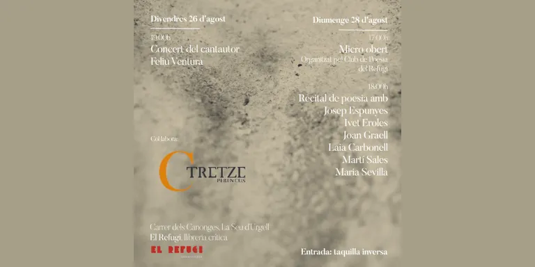 S'estrena el Festival de Poesia de Muntanya en el marc de la Festa Major de la Seu