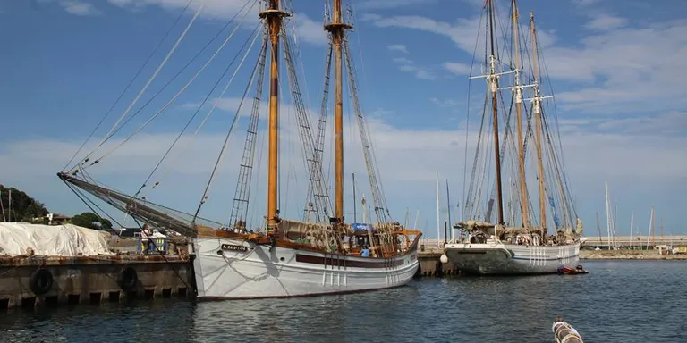 Èxit de la primera trobada de vaixells històrics a Arenys amb participació pinedenca