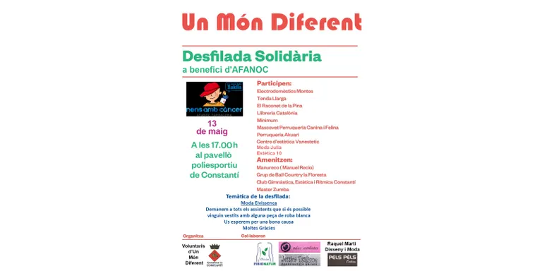 Arriba una nova edició de la Desfilada Solidària a Constantí