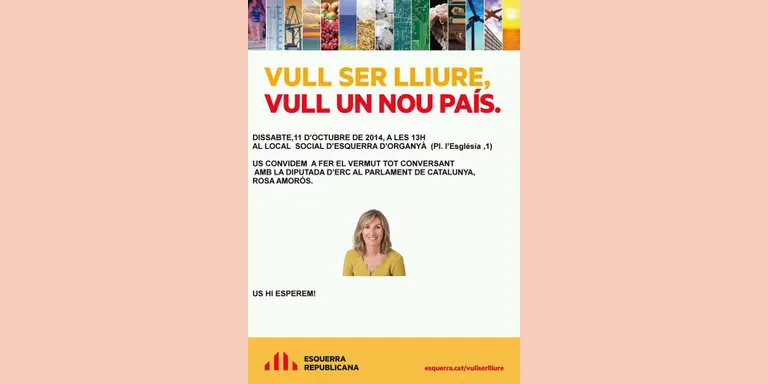 Esquerra Republicana porta a l'Alt Urgell la campanya 'Vull ser lliure, vull un nou país'