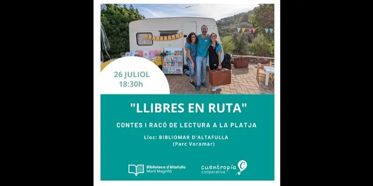 Els llibres en ruta de 'Cuentropía' arriben a la Bibliomar d'Altafulla aquest dimecres