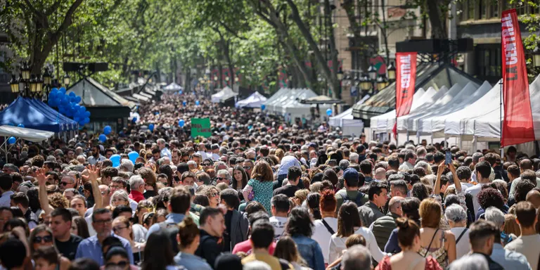 El Sant Jordi de Barcelona recuperarà la totalitat de la Rambla amb un nou repartiment "més esponjat"