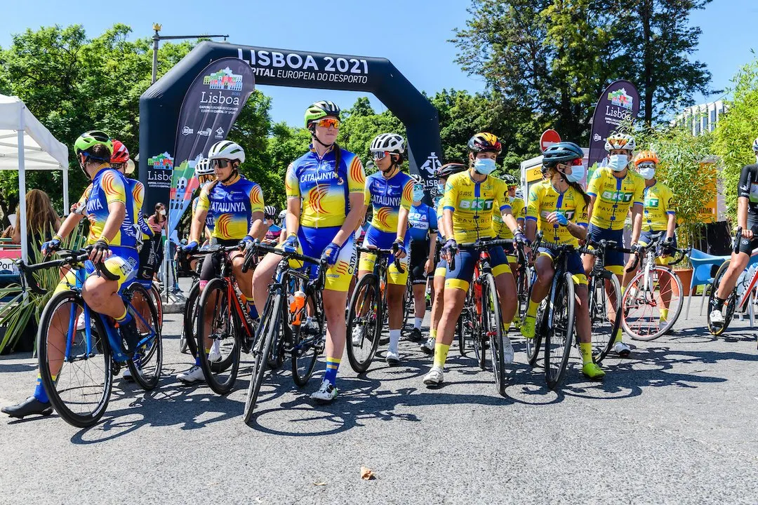 CICLISME: La selecció catalana és 3ª després de la primera etapa