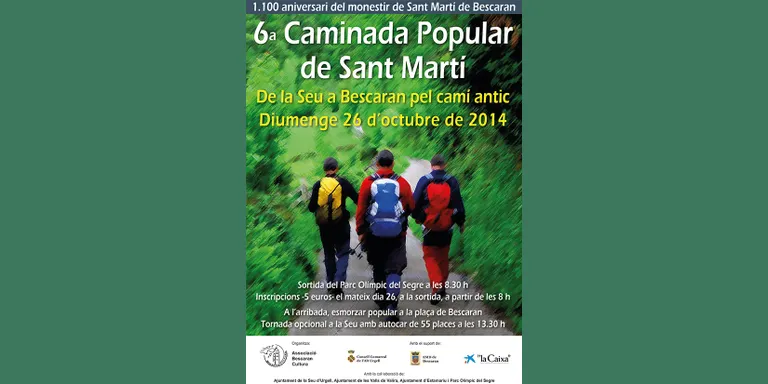 La Caminada de Sant Martí commemora el 1.100 aniversari del monestir de Bescaran