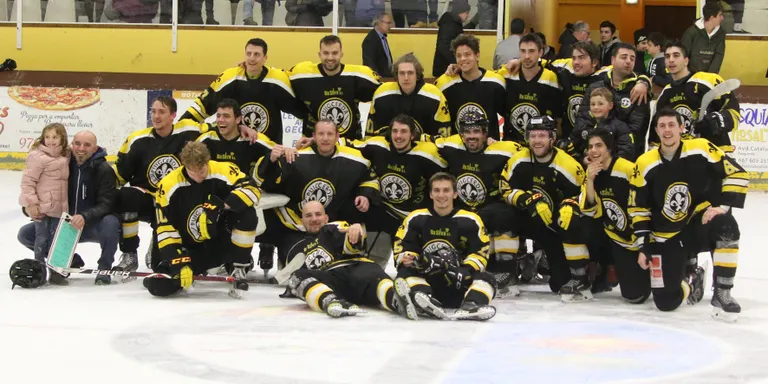 El CG Puigcerdà, finalista de la Lliga 2019 d'hoquei gel