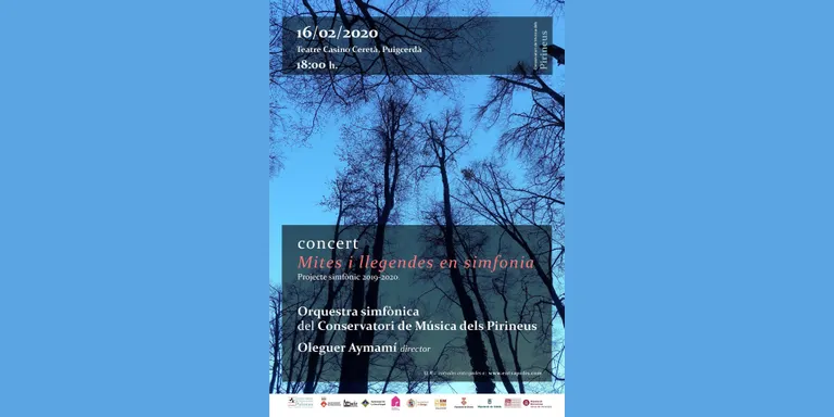 'Mites i llegendes', concert del projecte simfònic del Conservatori de Música dels Pirineus