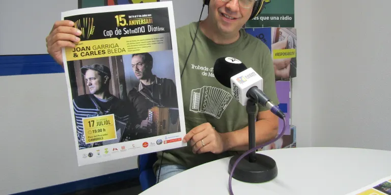Guillem Anguera: “L’acordió diatònic és l’instrument tradicional que està més de moda actualment”