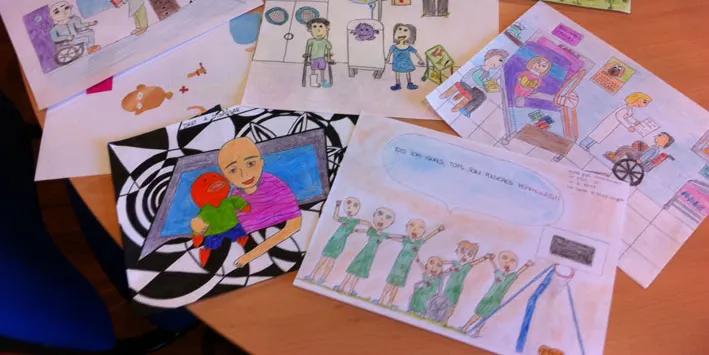 La Salle participa en el projecte d'un calendari sobre els drets dels infants hospitalitzats