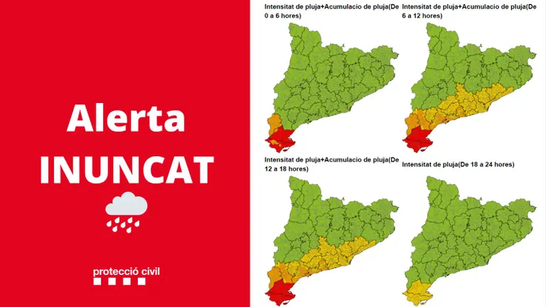 INUNCAT activat, sobretot a les Terres de l'Ebre
