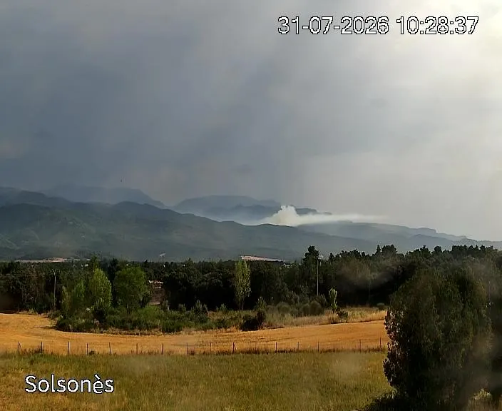 Estabilitzat l’incendi forestal de la Vall d’Ora, a Navès