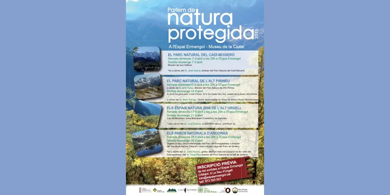 'Parlem de natura protegida', nou cicle a l'Espai Ermengol de la Seu