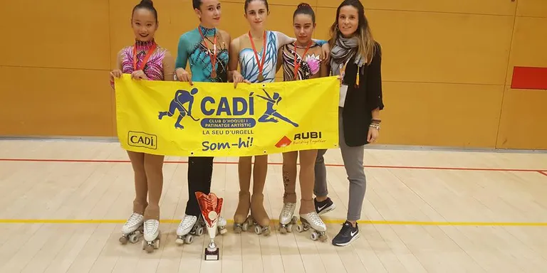 Aina Izquierdo guanya el Campionat Federació infantil de patinatge