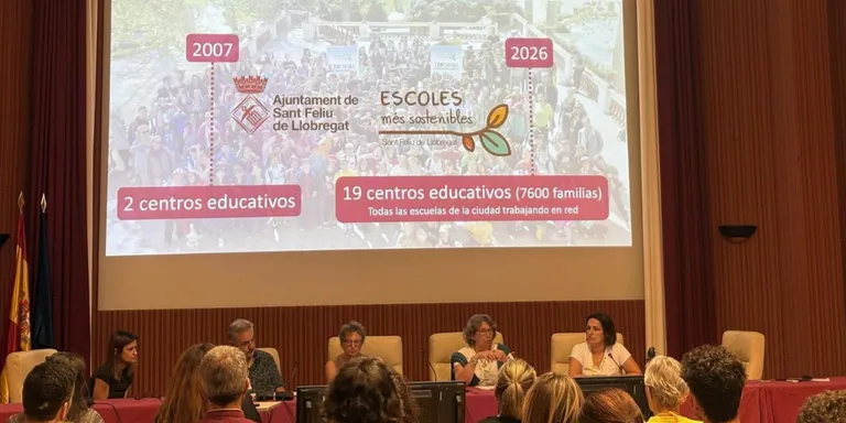 Sant Feliu, referent estatal en educació per a la sostenibilitat