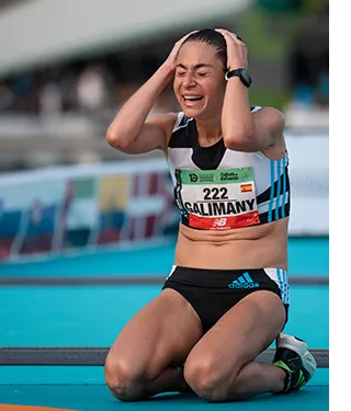Marta Galimany pulveritza el rècord d’Espanya de marató