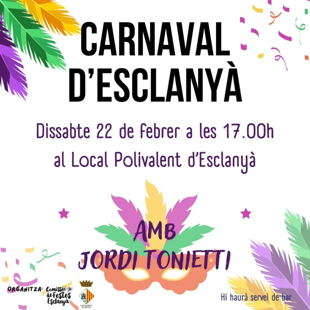 Esclanyà celebrarà el Carnaval el 22 de febrer