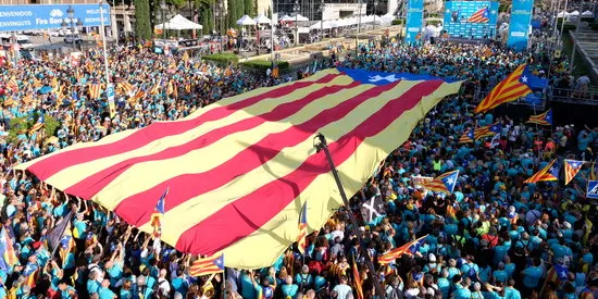 Participació pinedenca a la manifestació independentista de Barcelona