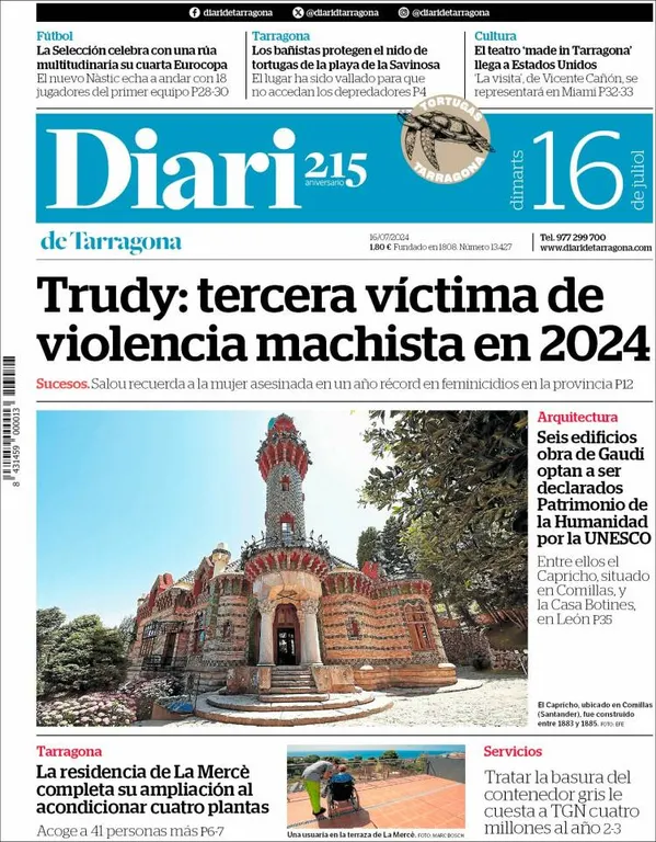 Cop d'ull als diaris d'aquest dimarts 16 de juliol