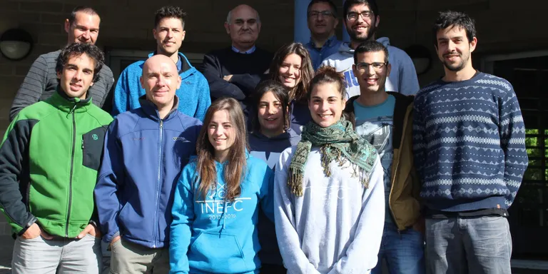 Alumnes del màster en Gestió Esportiva de l'INEFC fan un curs a la Seu