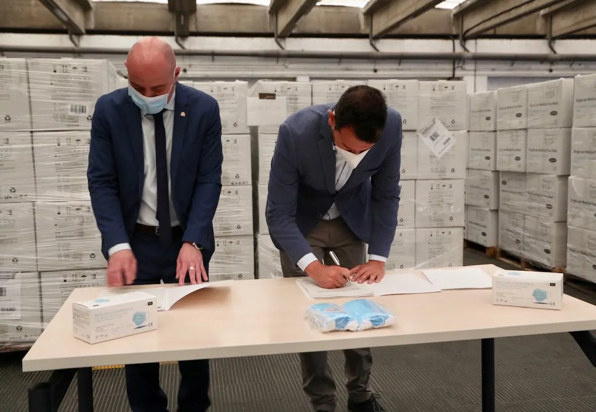 La Diputació de Barcelona repartirà una nova remesa de mascaretes