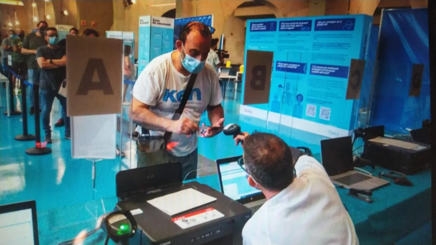 El Palau d'Esports de Granollers reobre com a punt de vacunació massiva