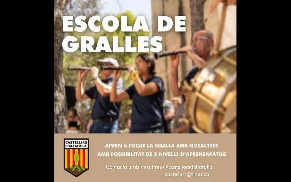 Els Castellers d’Altafulla inicien una nova temporada de l’escola de gralles