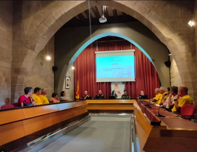 El Consell Comarcal acull una reunió de coordinació de campanya forestal al Solsonès