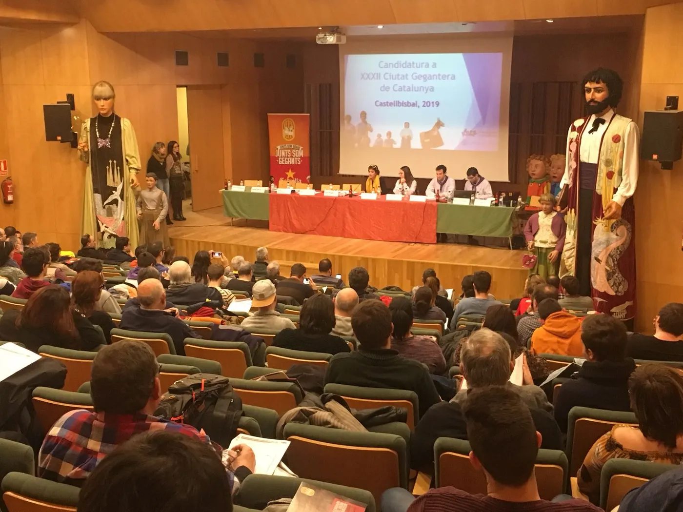 Els geganters de Pineda participen a l'Assemblea de Colles Geganteres de Catalunya