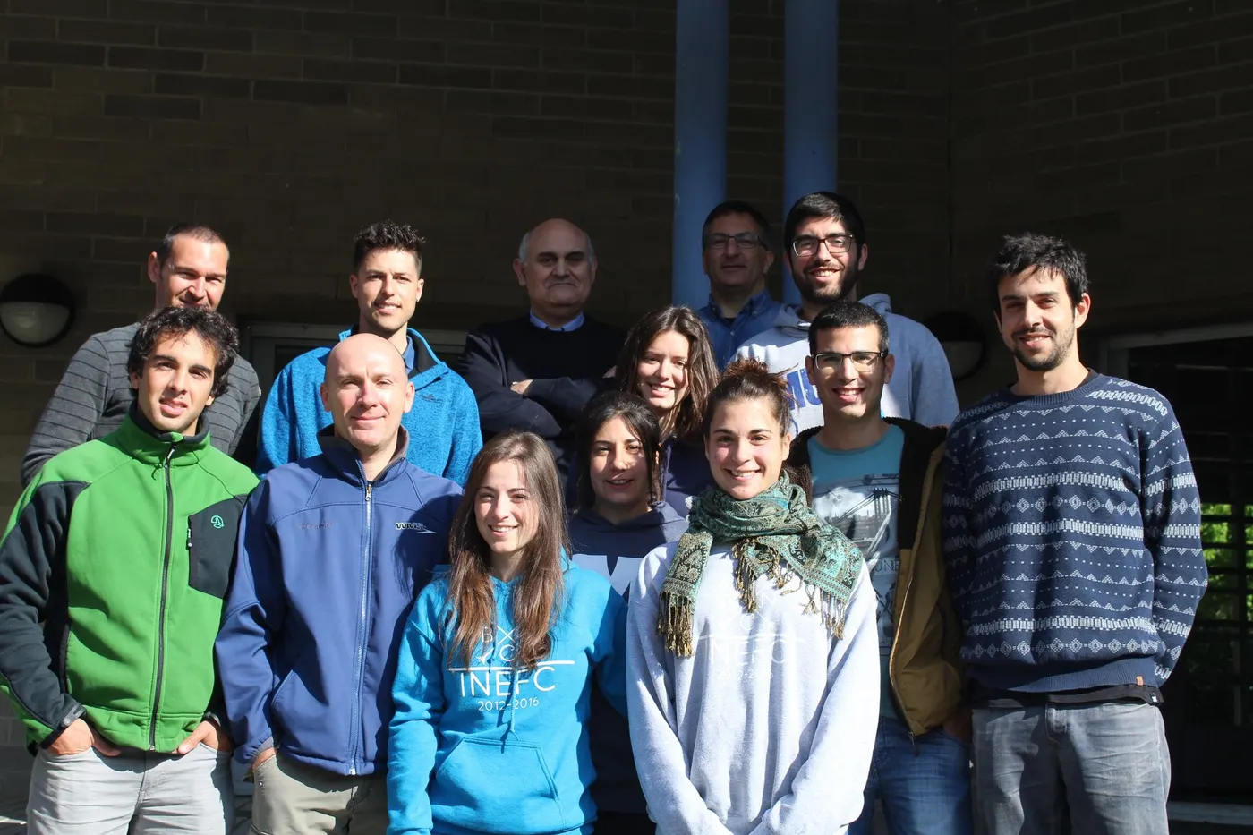 Estada d'estudiants de l'INEFC a la Seu