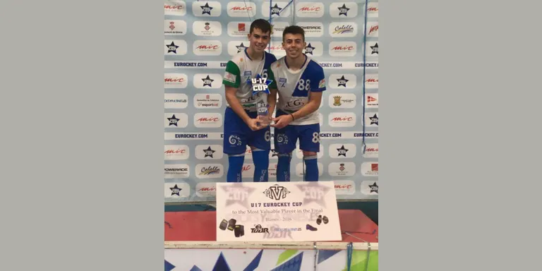 Pol Besolí i Jordi Badia, campions d'Europa U17 d'hoquei patins