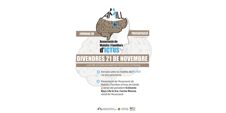 Presentació a la Seu de l'Associació de Malalts i Familiars d'Ictus