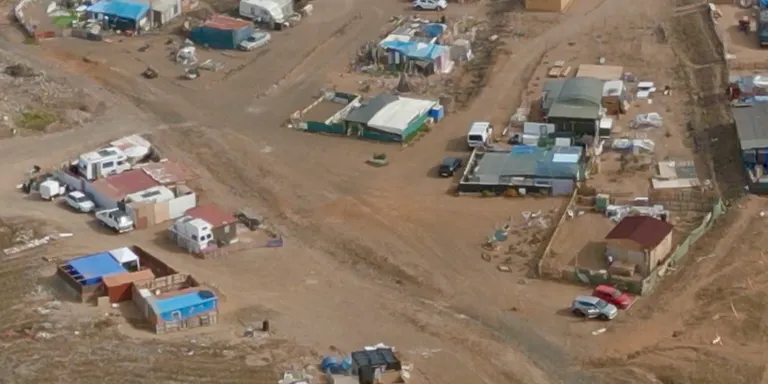Desde el aire, Hoya del Pozo confirma el crecimiento del asentamiento ilegal