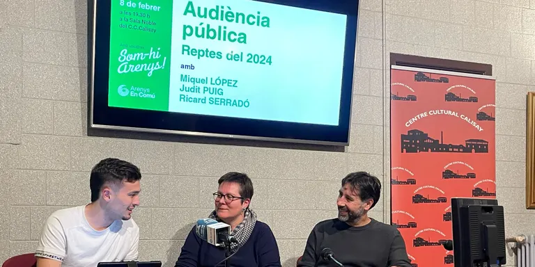 Les ordenances fiscals, la selectiva i Les Clarisses, temes destacats a l'Audiència Pública d'Arenys en Comú