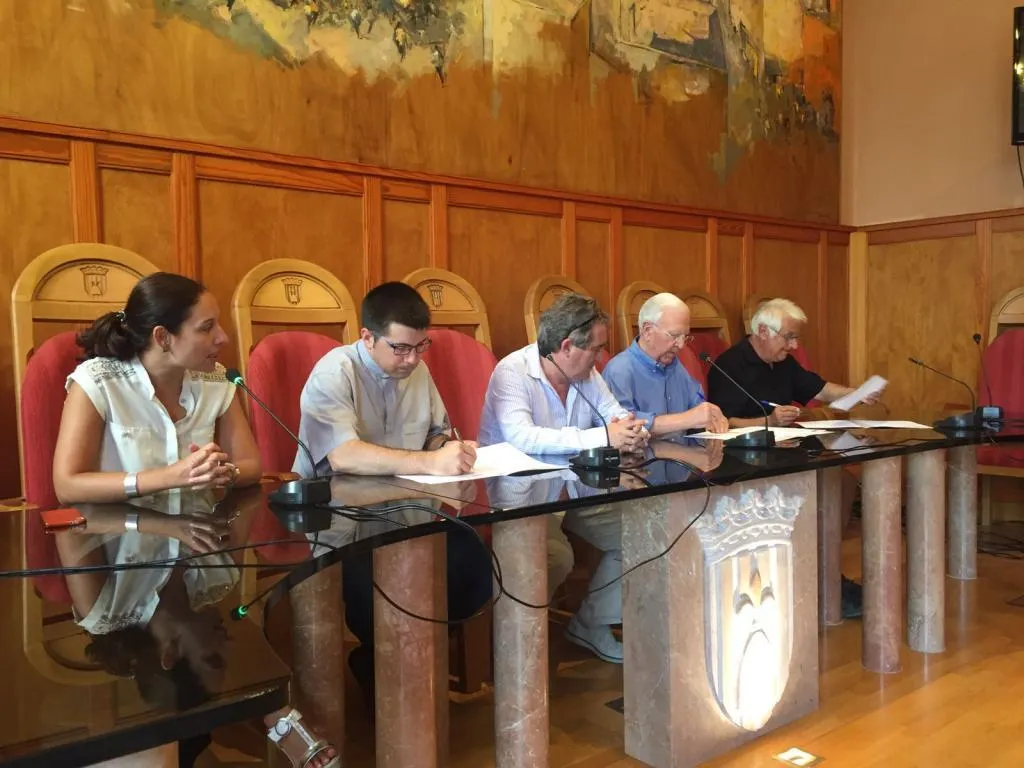 Asensio, García, Carreras i Revolorio, aquest dimarts a la Sala de Plens de l'Ajuntament de Rubí