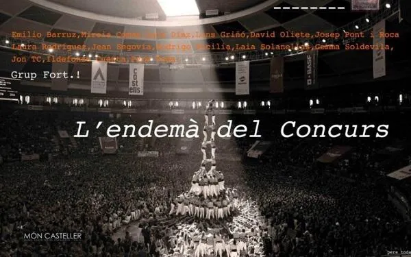 Foto: "L'endemà del concurs"