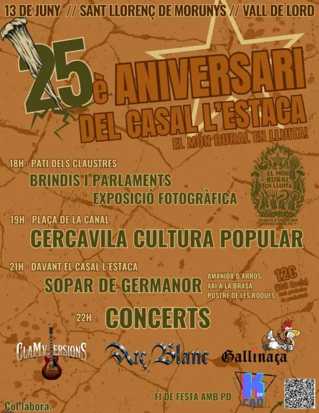 El Casal Popular l’Estaca de la Vall de Lord celebra 25 anys d’història