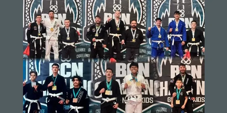 El club Helmutaka Jiu-Jitsu de Roda de Berà torna amb set medalles del BCN Challenge Spring 2026