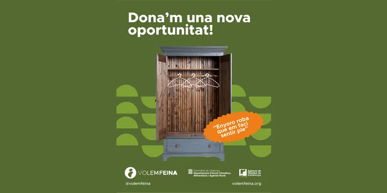 Volem Feina commemora la Setmana Europea de la Prevenció de Residus posant l'accent en les segones oportunitats dels objectes