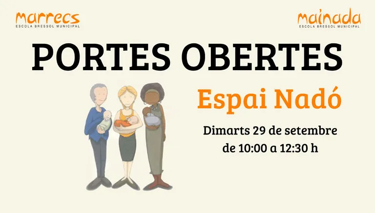 L’Espai Nadó obre les portes a les famílies amb infants de fins a 10 mesos