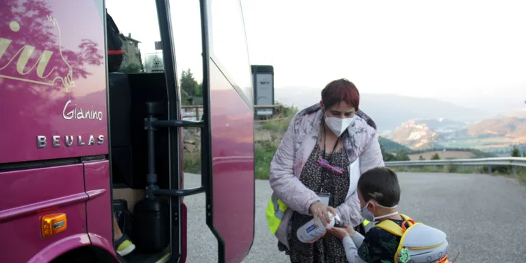 El transport escolar de l'Alt Urgell reprèn el servei amb un protocol per evitar contagis de la COVID-19