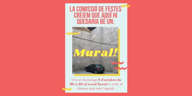 Castellciutat estudia la creació d'un mural al centre de la vila