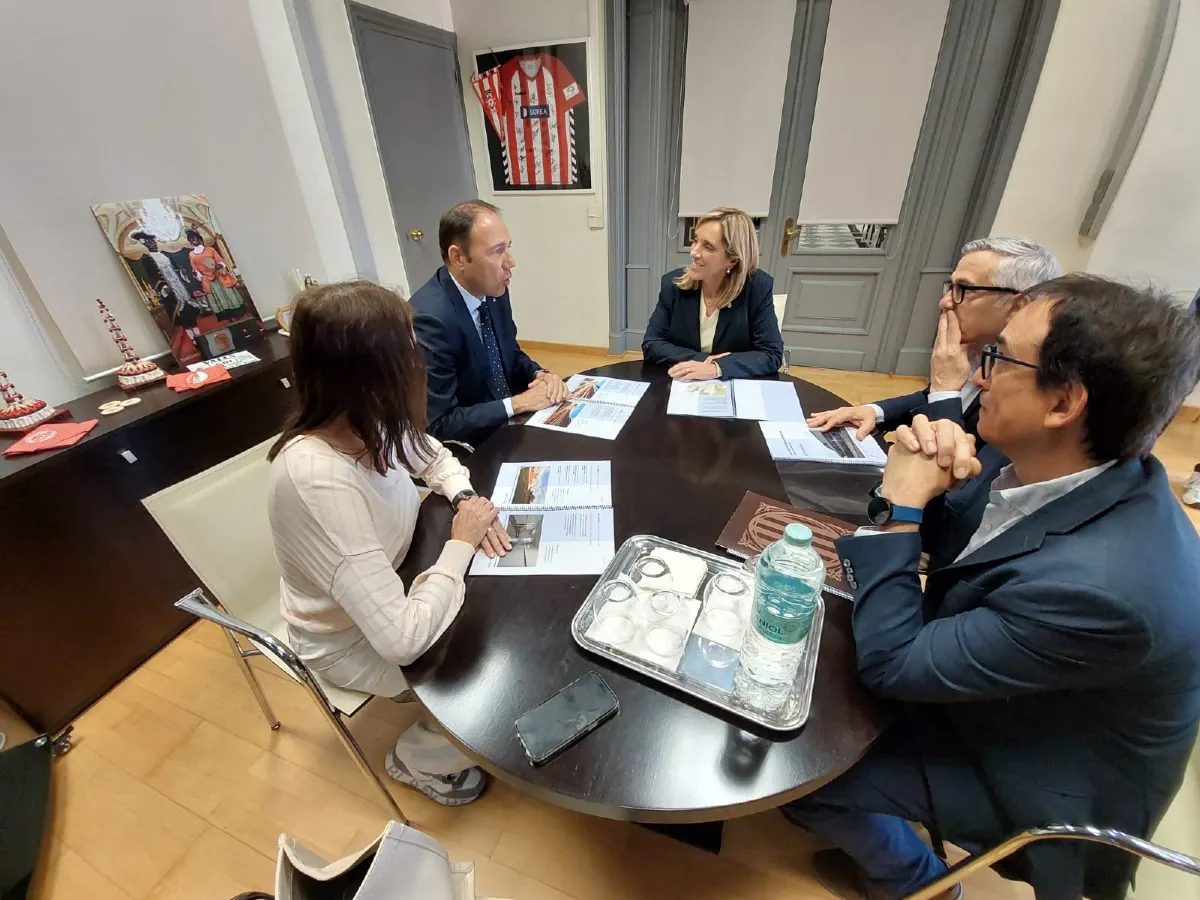 Visita institucional del conseller d’Esports, Berni Álvarez