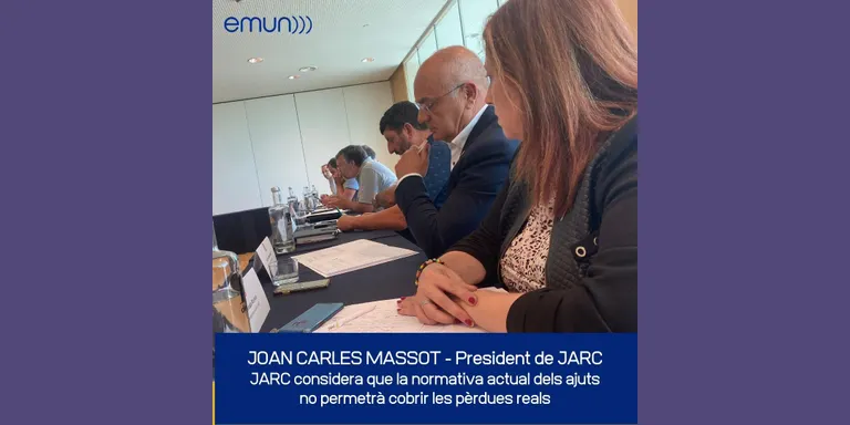 JARC considera que la normativa actual dels ajuts no permetrà cobrir les pèrdues reals