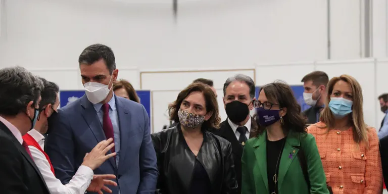 Sánchez diu que el centre d'acollida d'ucraïnesos de la Fira de Barcelona és "un exemple de col·laboració institucional"
