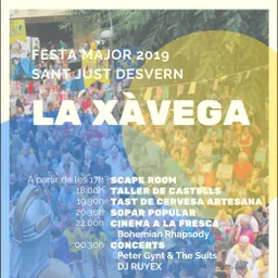 Entrevistes de la Justa del 29/7/2019 — Xàbaga a Ràdio Desvern: nou grup de participació i programa del dia 5 de Festa Major a Sant Just - episode art